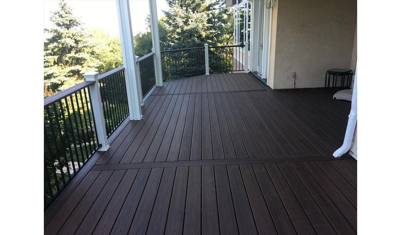 lava rock decking
