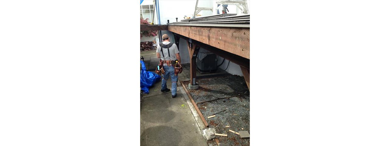 Trex Deck in progress - Castro Valley, CA