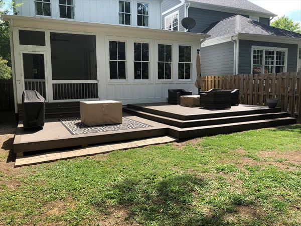 Trex Enhance Naturals Coastal Bluff decking in Nashville, TN