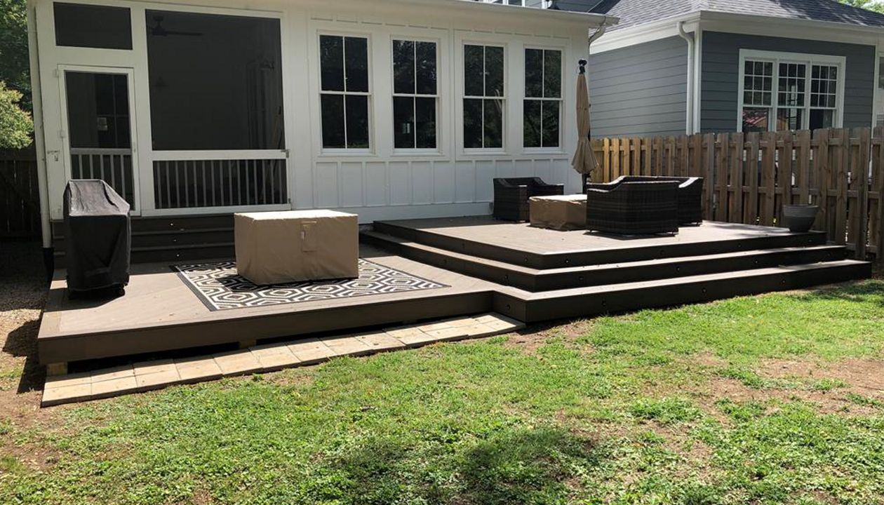 Trex Enhance Naturals Coastal Bluff decking in Nashville, TN