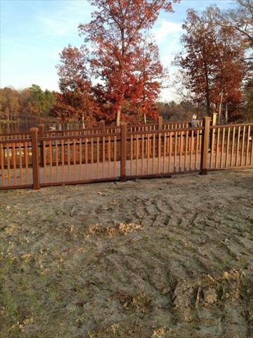 Transcend railing on concrete