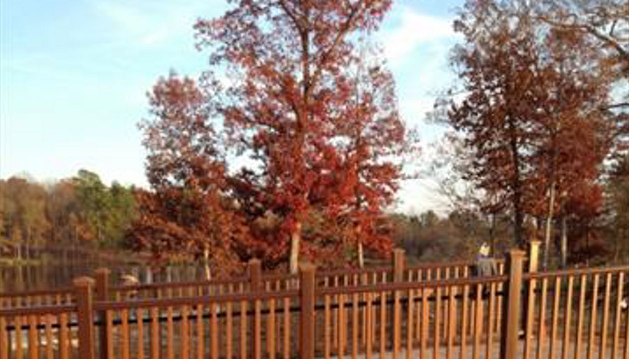 Transcend railing on concrete