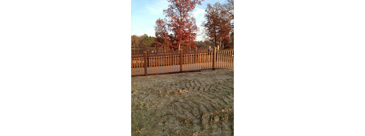 Transcend railing on concrete