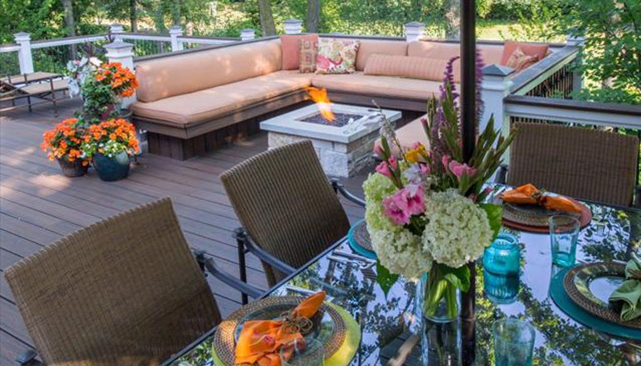 Trex Spiced Rum Decking