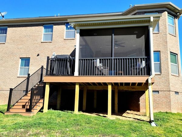 200 Sq. Ft Trex Deck with Screen Porch