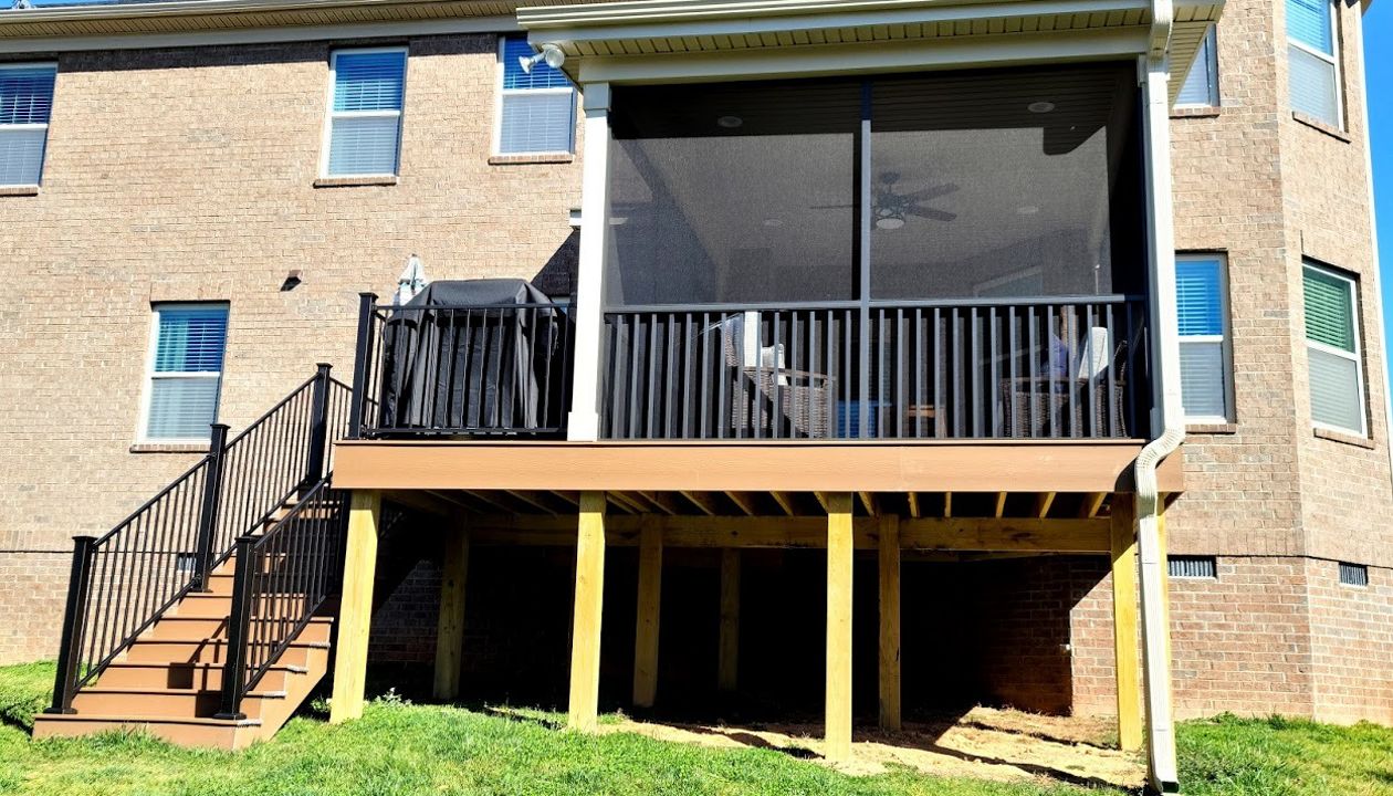 200 Sq. Ft Trex Deck with Screen Porch