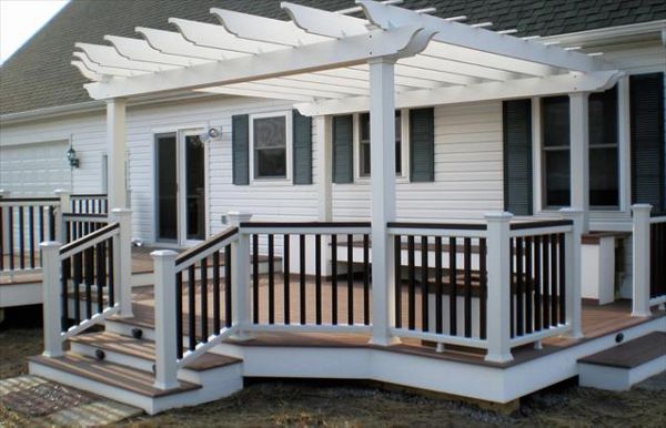 Trex Transcend railing with 2x4 top cap