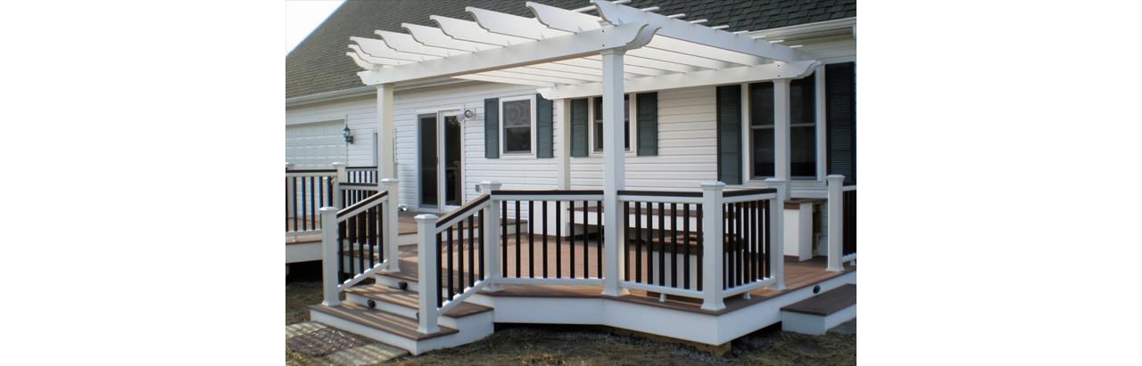 Trex Transcend railing with 2x4 top cap