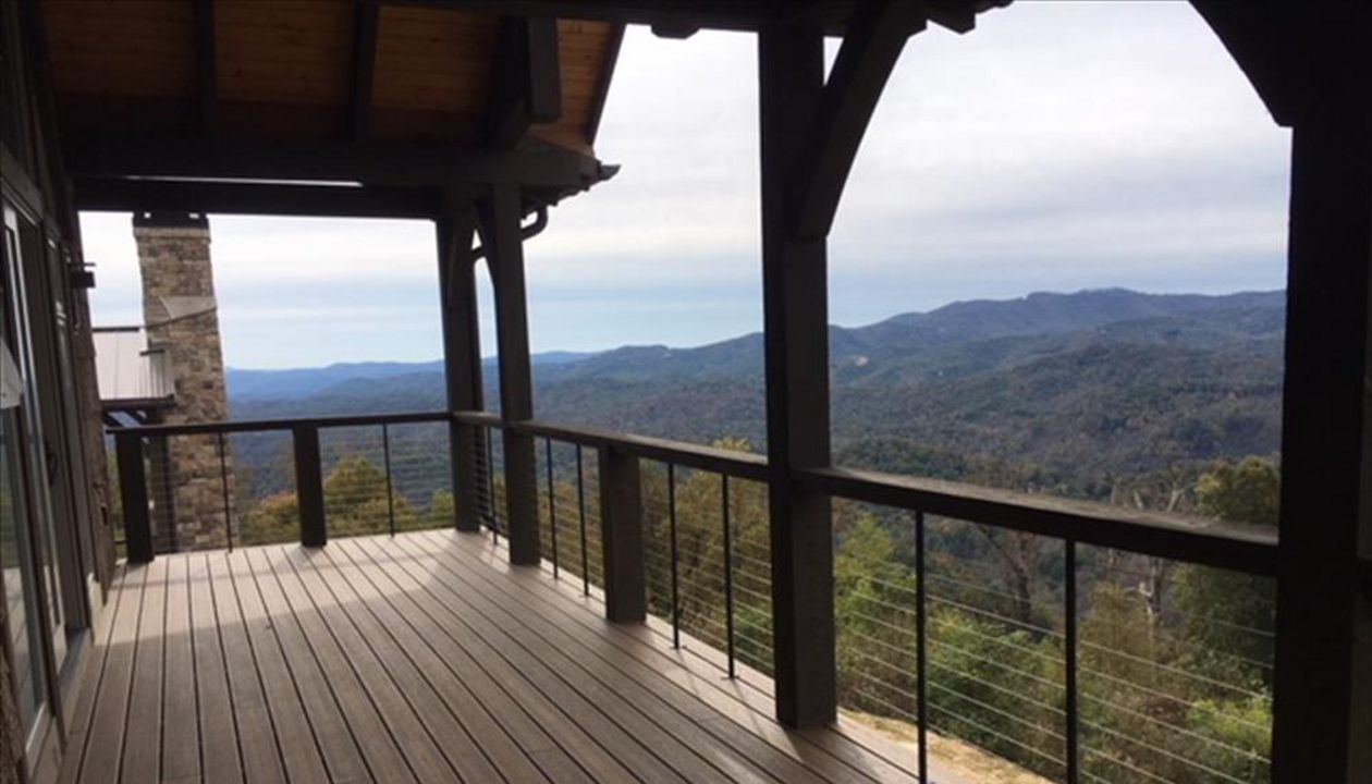 View from Trex Transcend Havana Gold guest quarters deck is fantastic.
