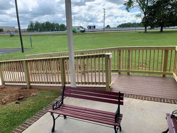 Wheelchair ramp at Central Alliance Church