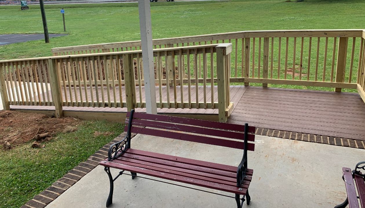 Wheelchair ramp at Central Alliance Church
