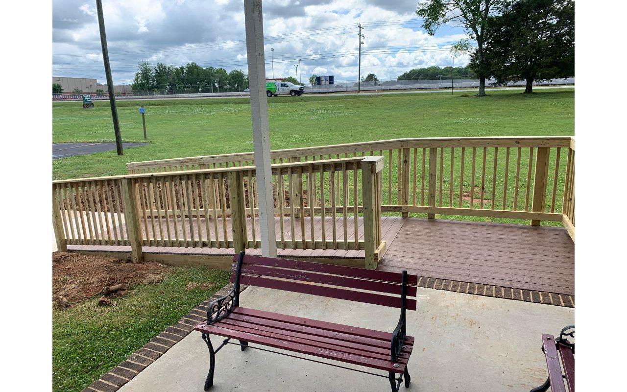 Wheelchair ramp at Central Alliance Church