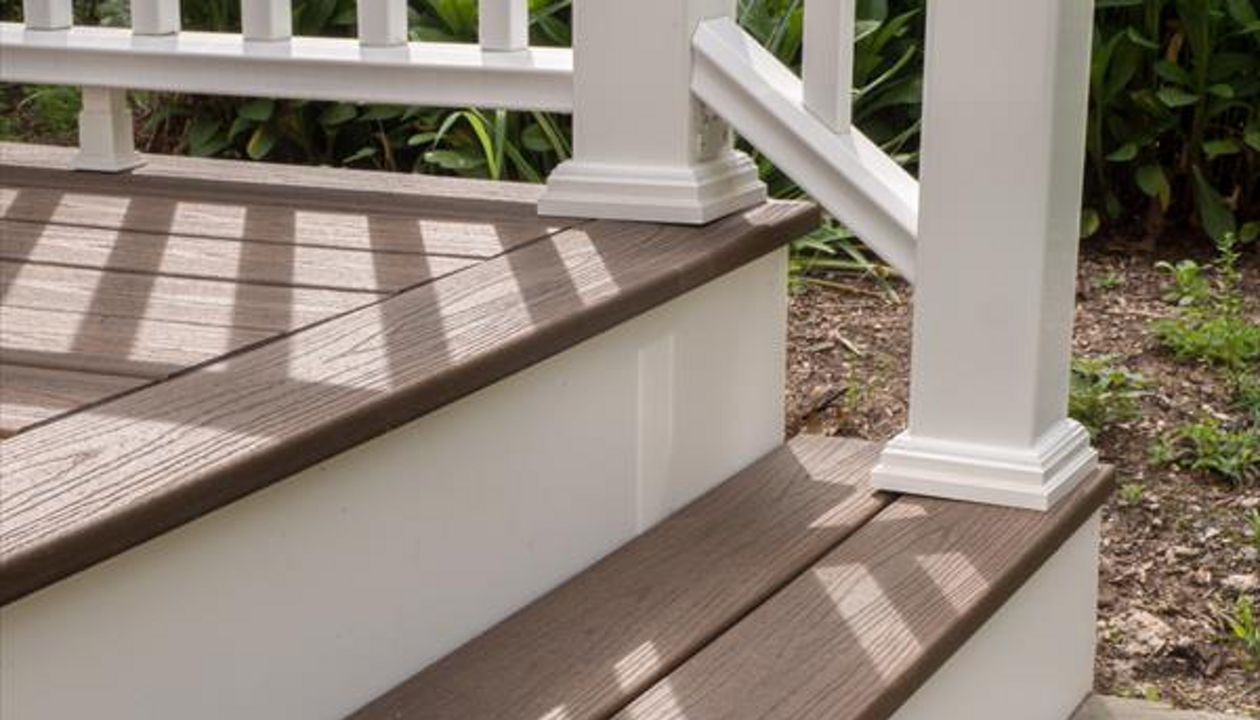 Multi-level Deck and Screened Porch, Trex Transcend, Spiced Rum, Wilton, CT