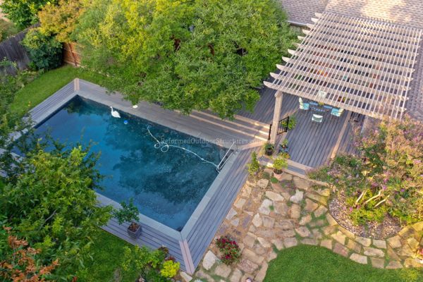 Trex Rocky Harbor Deck and Pergola