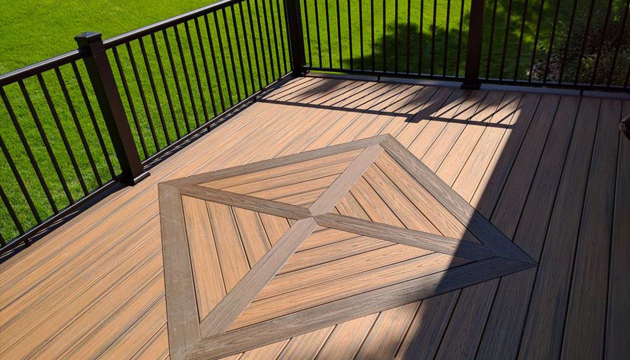 Trex Transcend Spiced Rum and Havana Gold Decking in Sioux Falls, SD