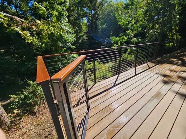 New Trex Deck & Cable Railing in Santa Clarita, CA