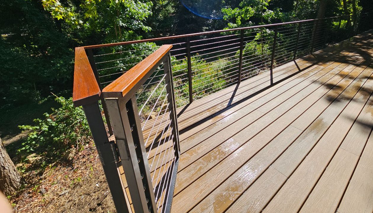 New Trex Deck & Cable Railing in Santa Clarita, CA