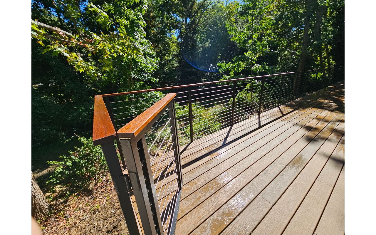 New Trex Deck & Cable Railing in Santa Clarita, CA
