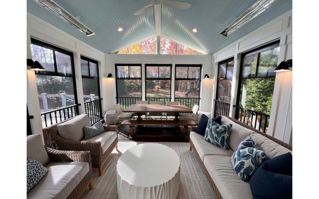 Trex Three - Season Room w/ Infrared Heaters