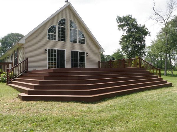 Trex Transcend Fire Pit Decking, Fire Pit Transcend Railing