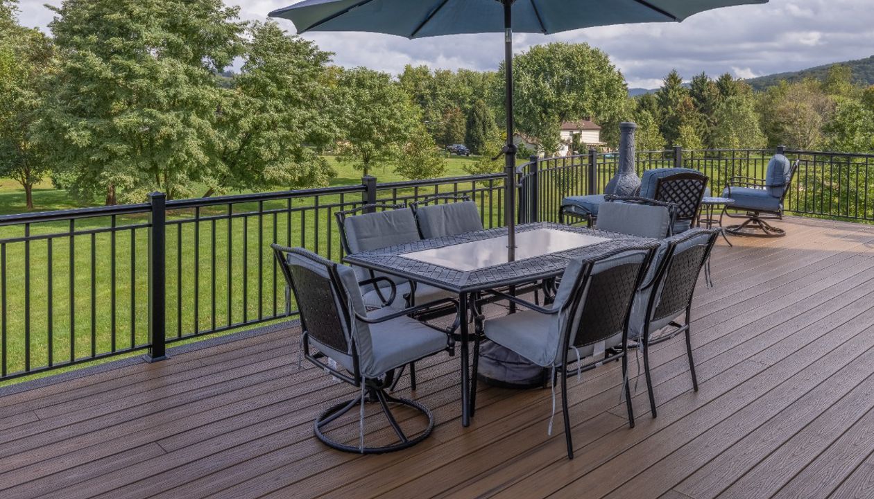Trex Deck with a view in Phillipsburg, NJ