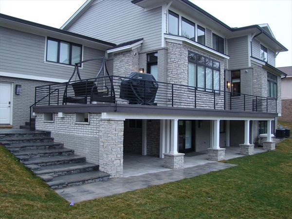 trex deck with Rain Escape