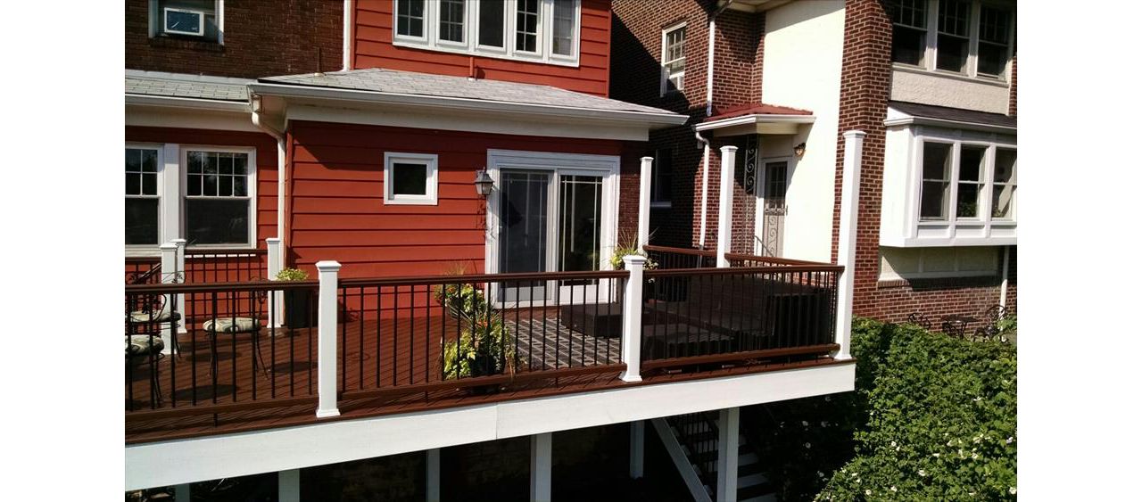 Fire Pit Decking and Railing