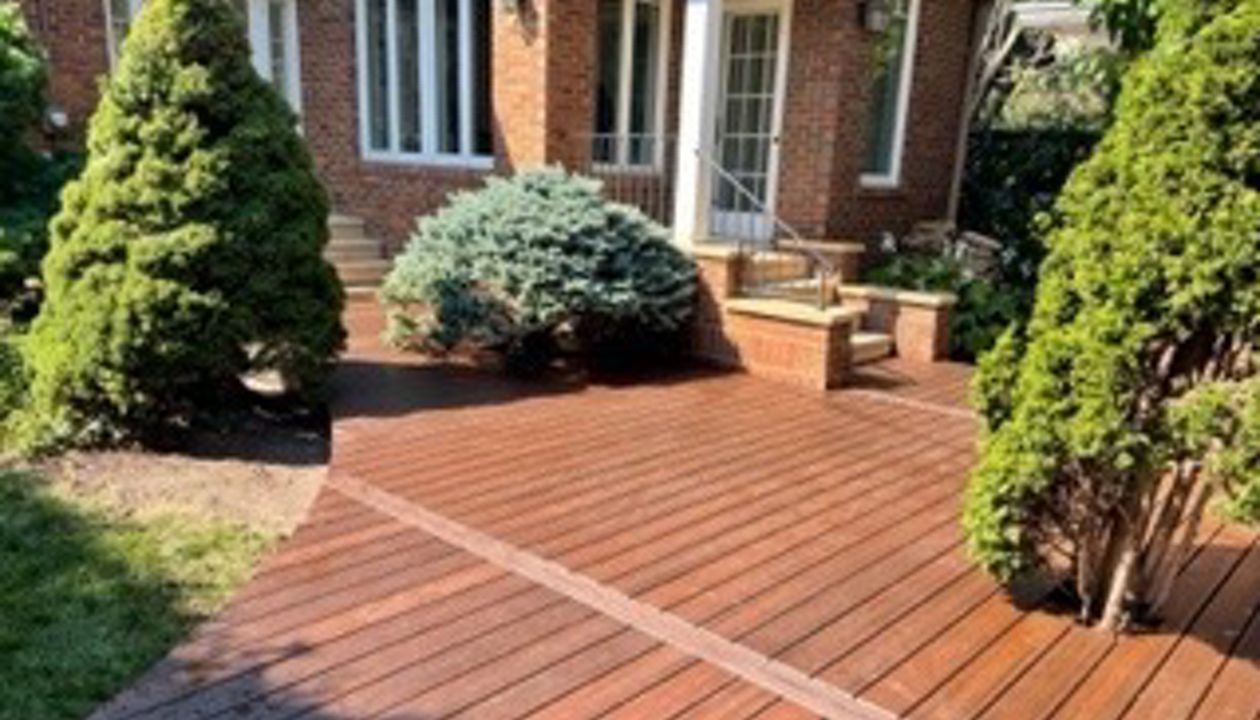 Backyard Deck Minneapolis Lava Rock