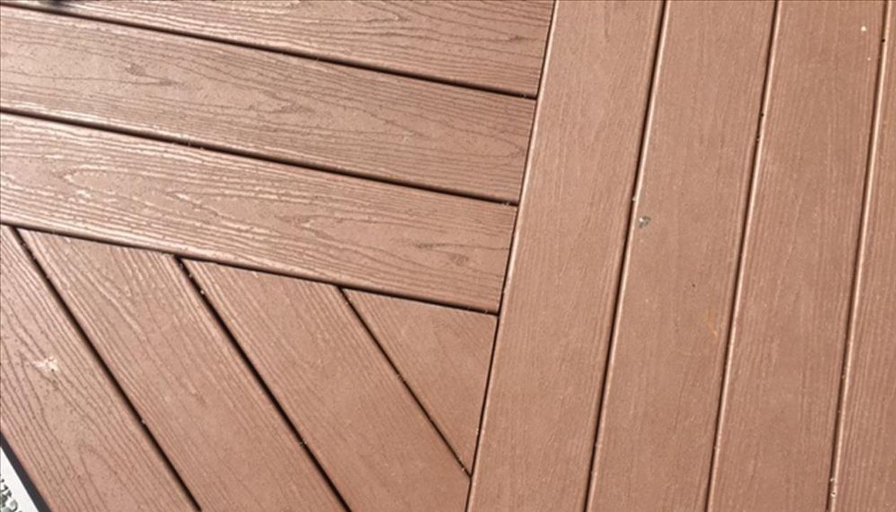 Trex Saddle Enhance run on a unique pattern to give the client the character they were searching for!