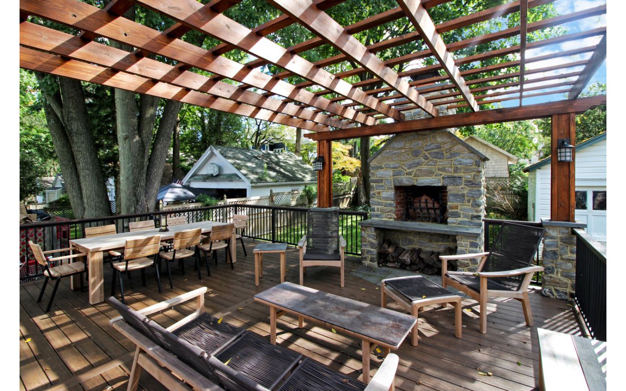 Custom Transcend Lava Rock Deck - Havertown, PA