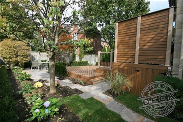 Multi-Level Trex deck using Havana Gold. By Your Deck Co.