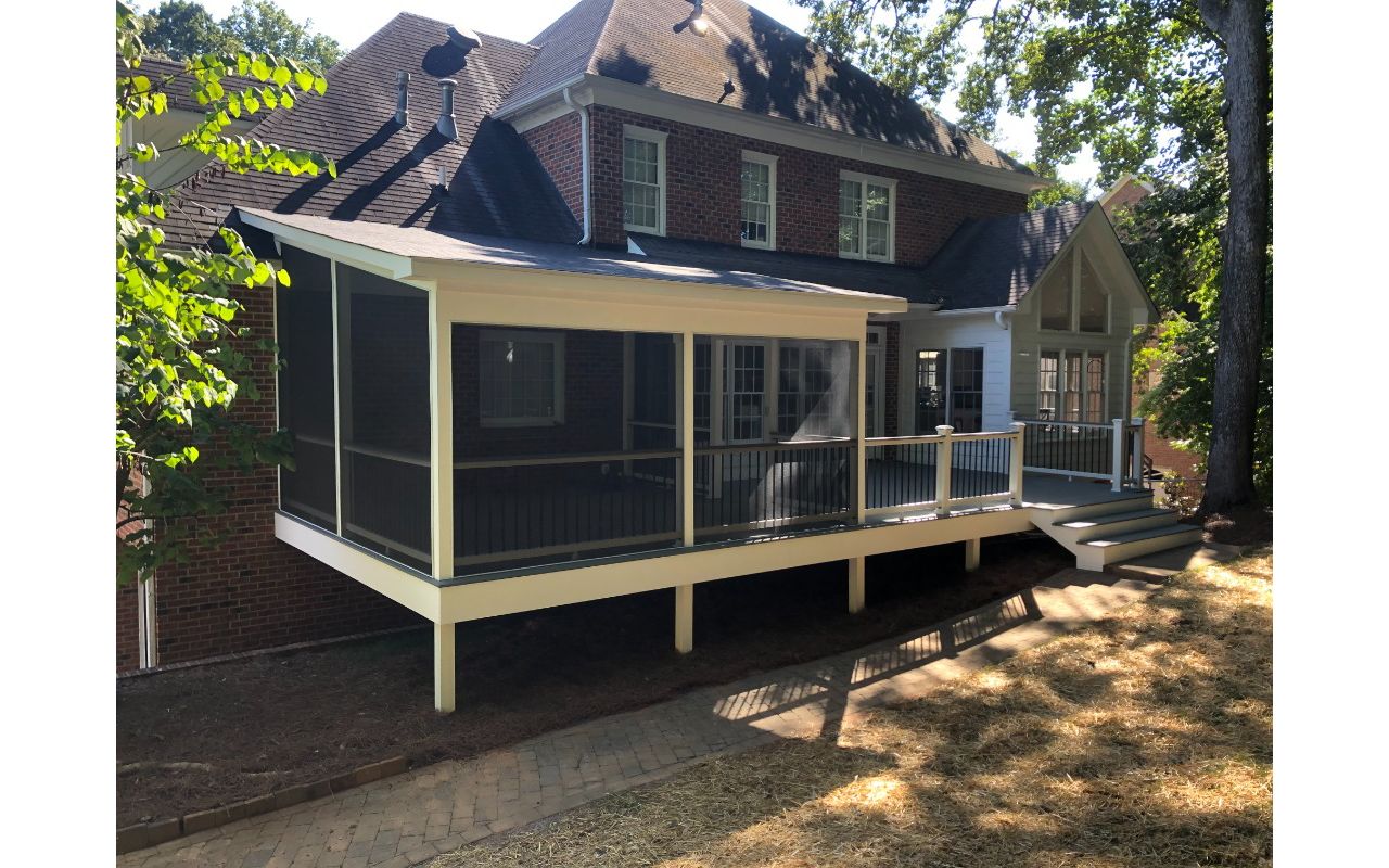 Covered Trex Deck