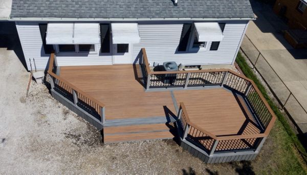 Trex deck in Speedway