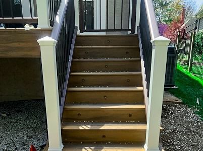 Trex Transcend Havana Gold Trex Transcend railing Trex Elevations framing