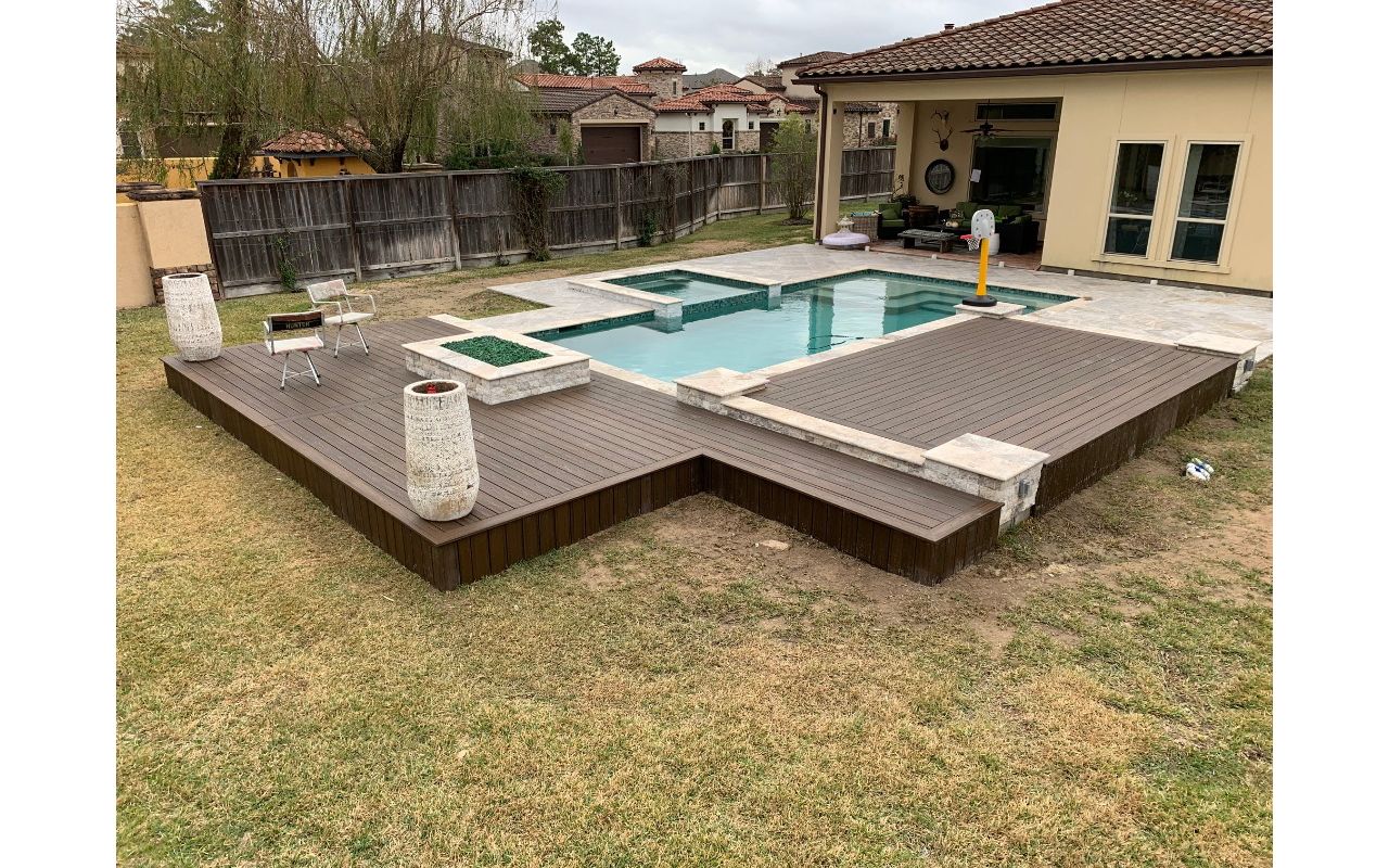 Trex "Spiced Rum" Pool Decking