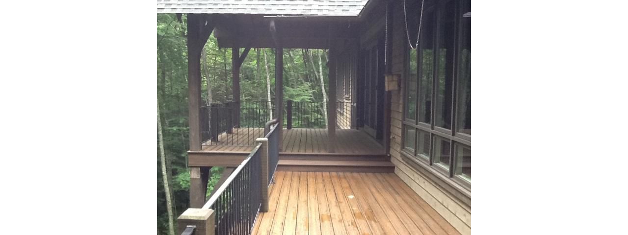 Trex Transcend Spiced Rum works well with both rustic & contemporary homes