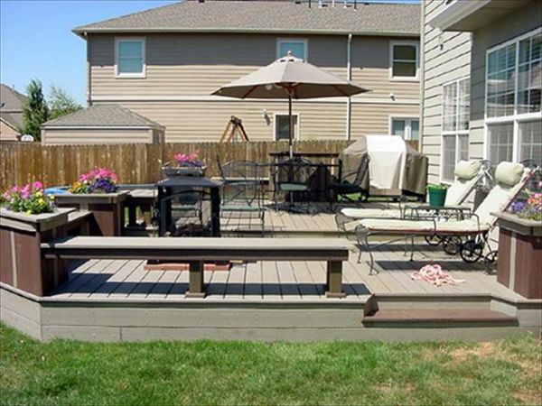 Salem, OR Trex Transcend Gravel Path and Fire Pit Decking