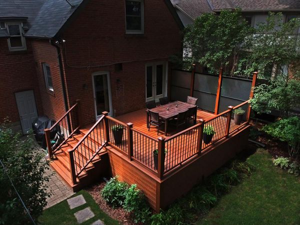Trex Treehouse backyard deck done by Royal innovation