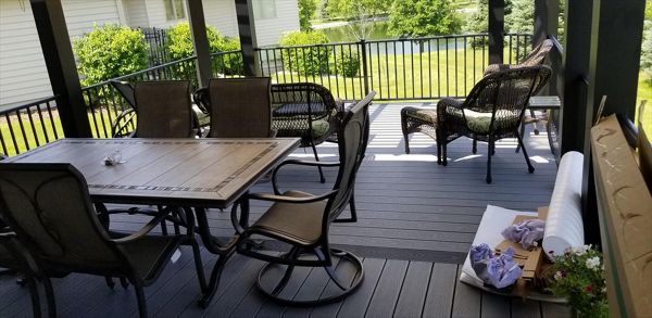 Trex Select, Pebble Grey with Winchester Grey