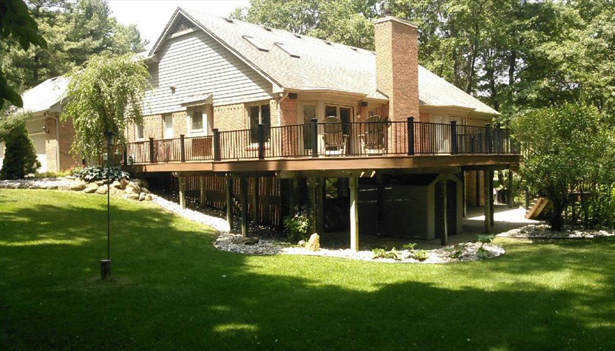 Transcends Decking with Reveal Railing