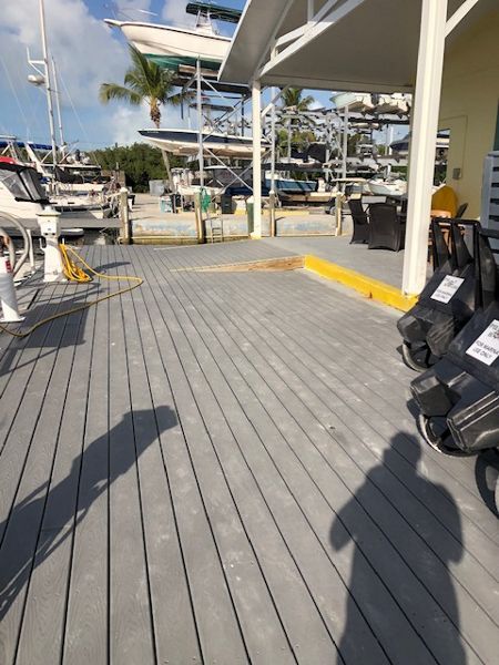 Trex Decking at the Pilot House Restaurant