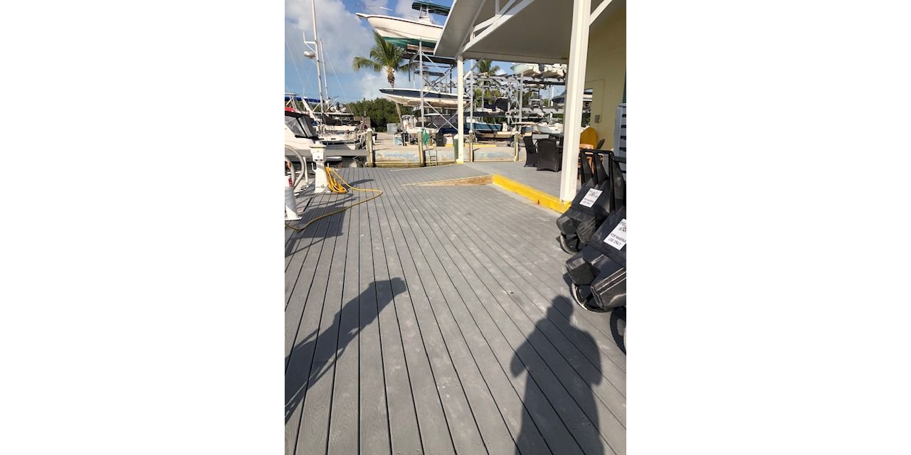 Trex Decking at the Pilot House Restaurant