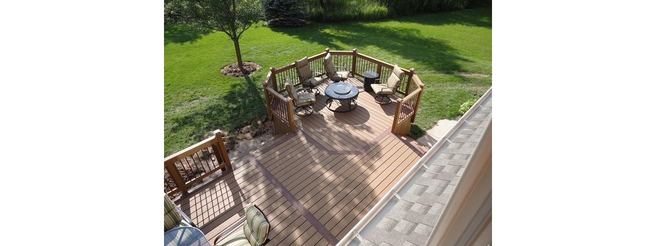 Bellevue - Octagonal fire pit area