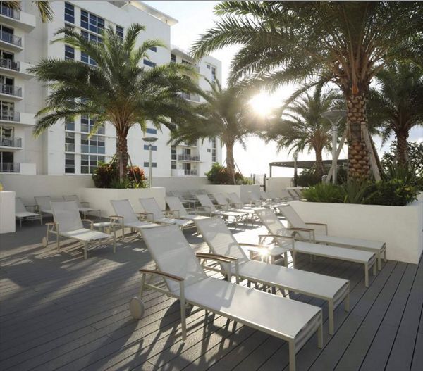 Trex Select Pebble Grey deck; Miami, FL; custom elevated steel substructure