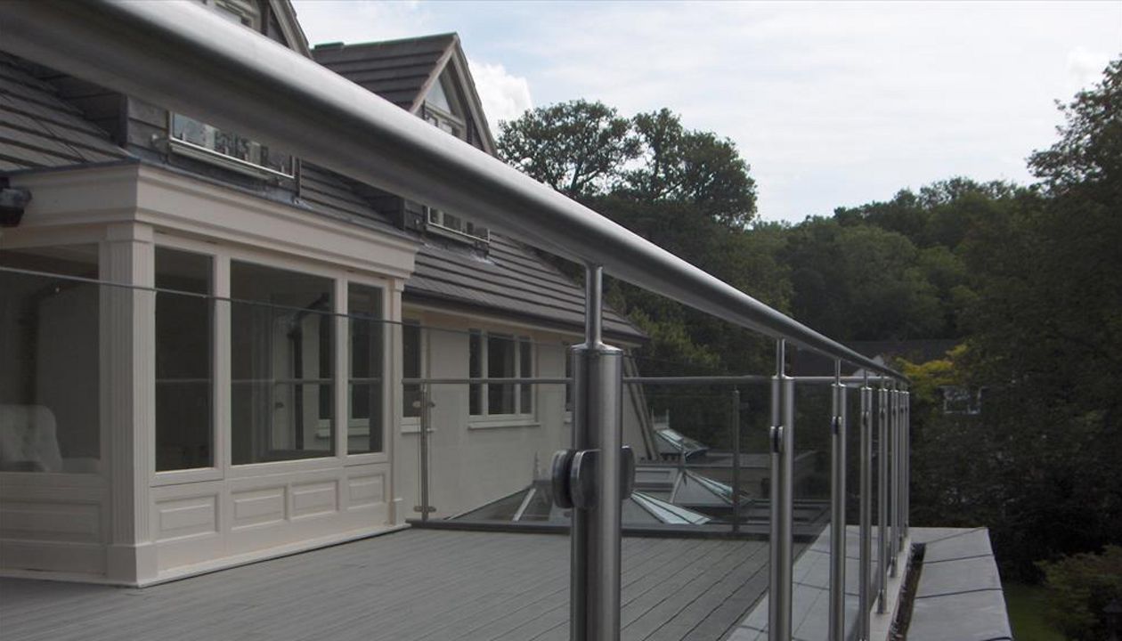 Island Mist Grey on large balcony. Exmouth