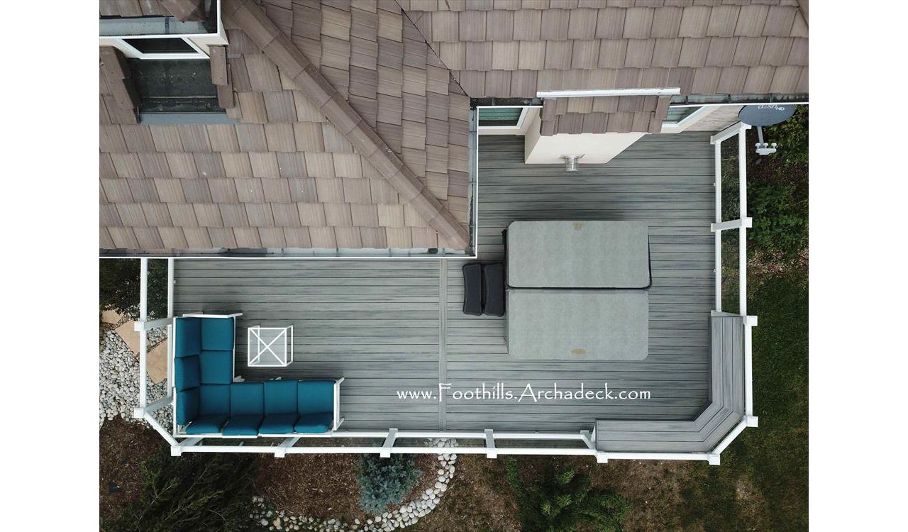 TREX Island Mist deck with Transcend Glass Rails Golden, CO
