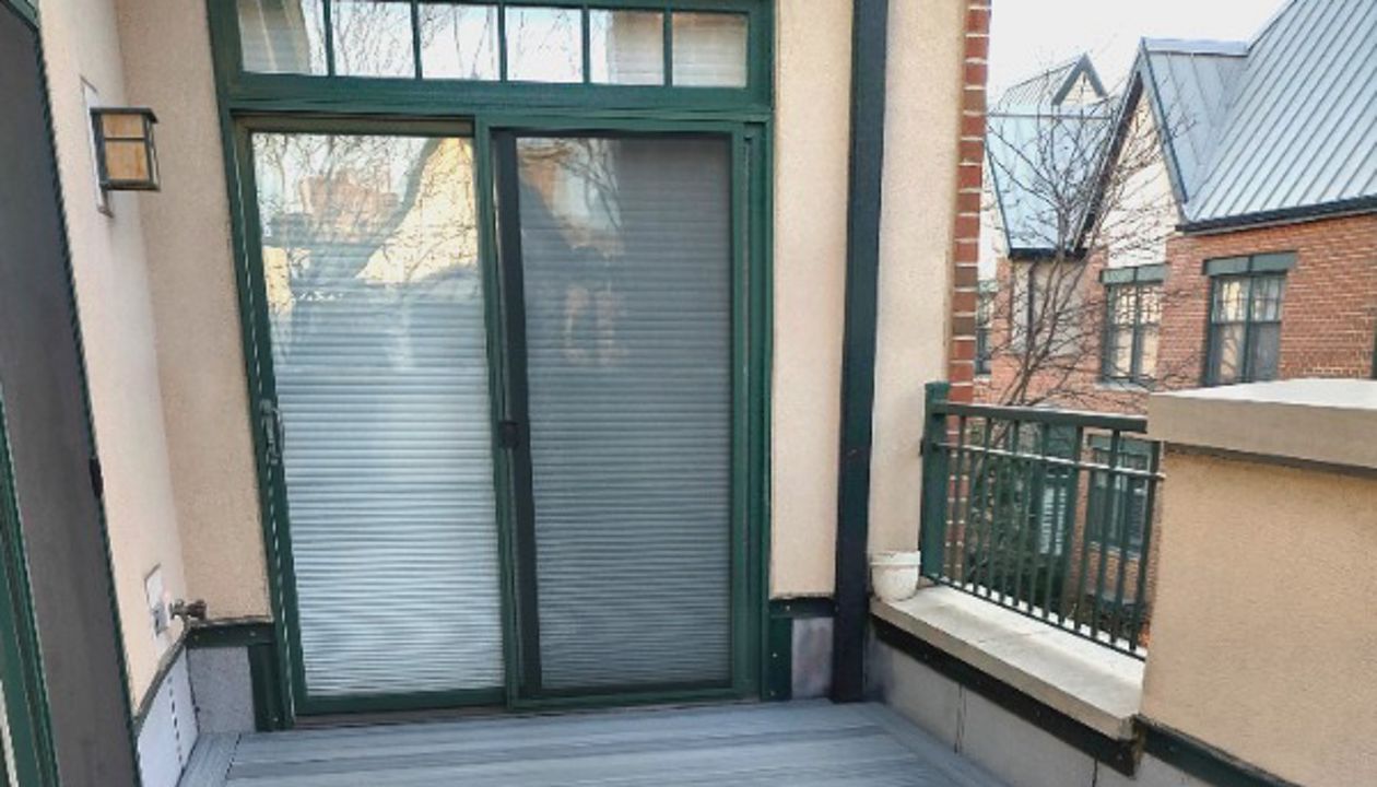 Foggy Wharf on a Condo Balcony Deck