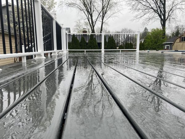 Clam Shell Pool Deck