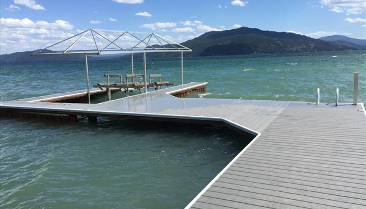 Trex Select Pebble Grey dock