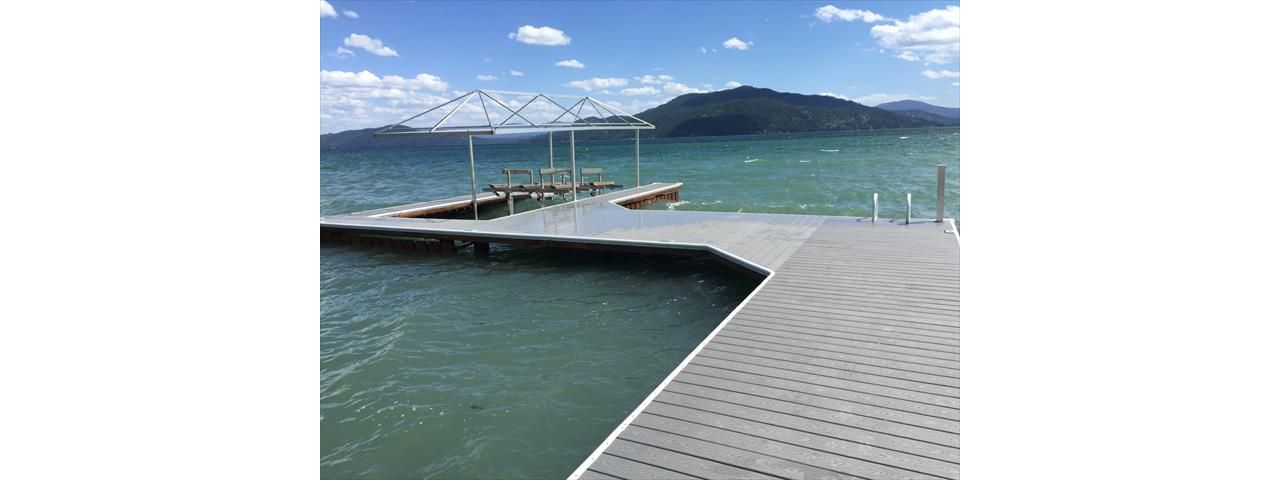 Trex Select Pebble Grey dock